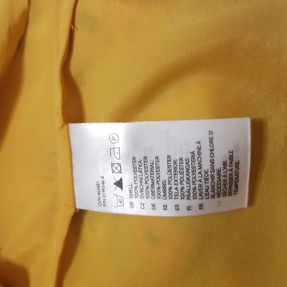 Used H&M sleeveless shirt,  yellow, size 6. - Picture 5 of 10